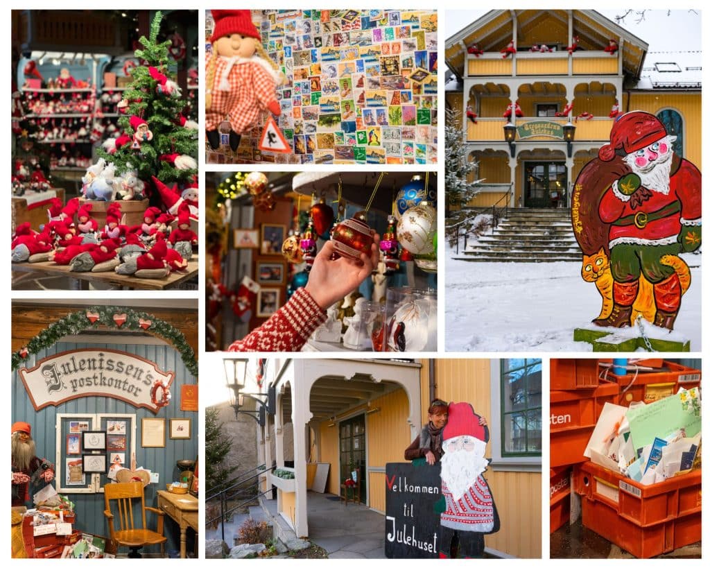 Collage of Christmas-themed images