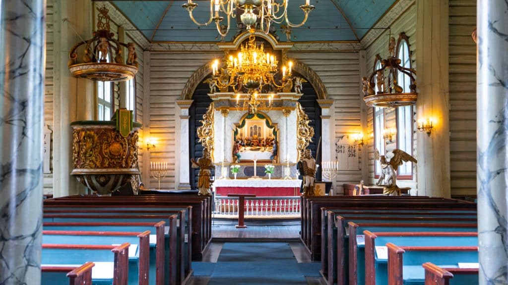 Drøbak kirke innendørs