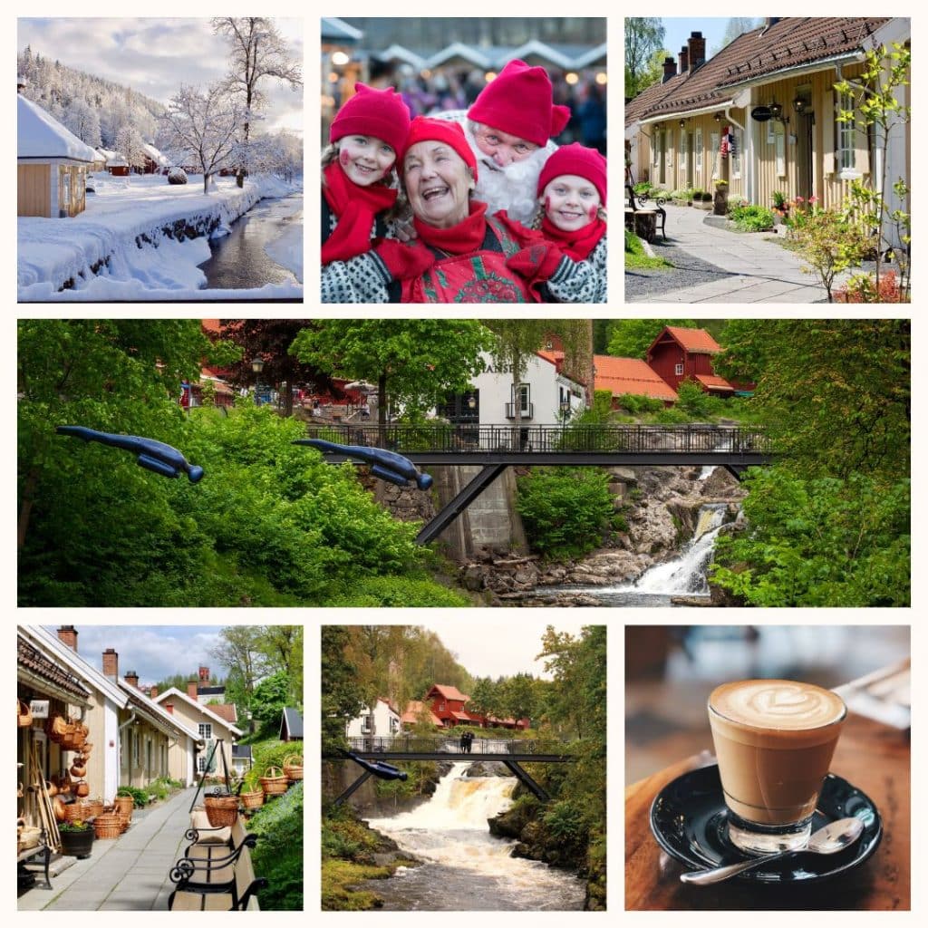 Bildecollage Bærums Verk