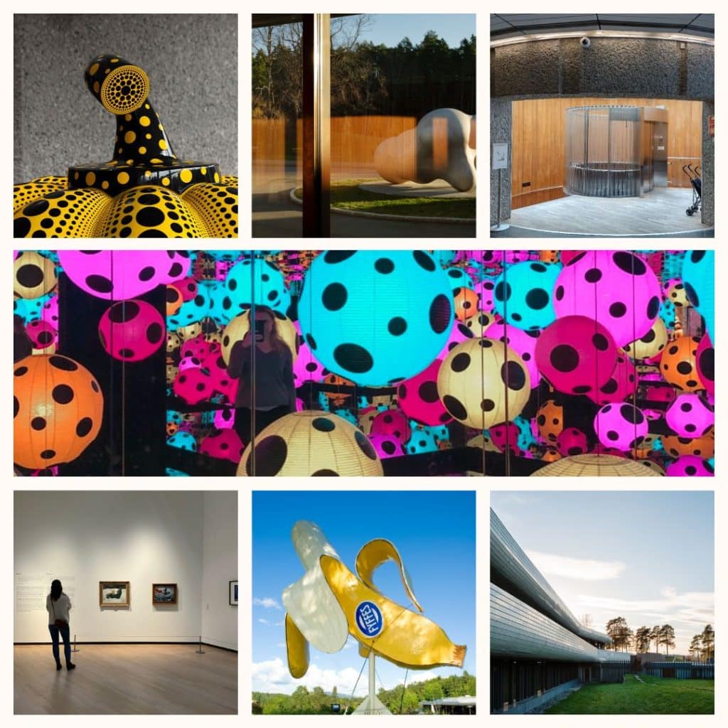 Bildecollage Henie Onstad kunstsenter