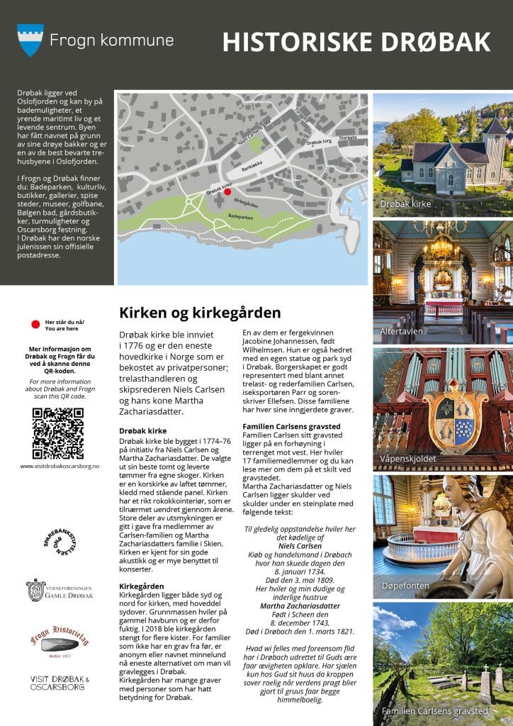 Historiske Drøbak - Kirken og kirkegården